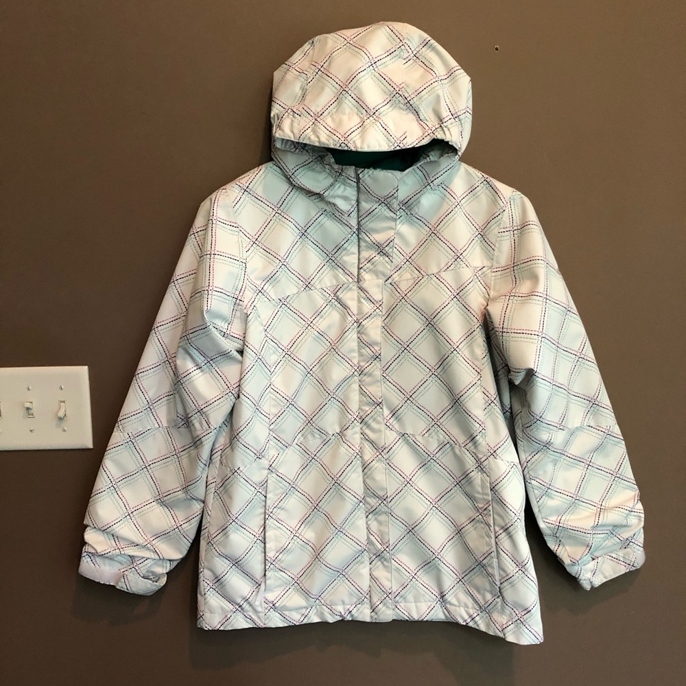 Columbia Interchange jacket White Purple Large